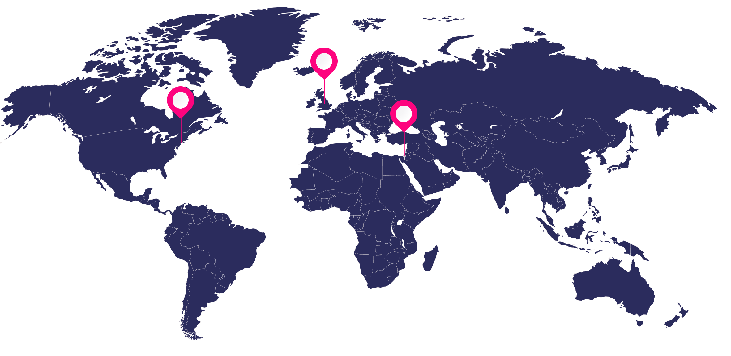 Our Global Presence map image